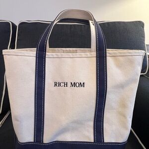 L.L. Bean Canvas Tote in Navy